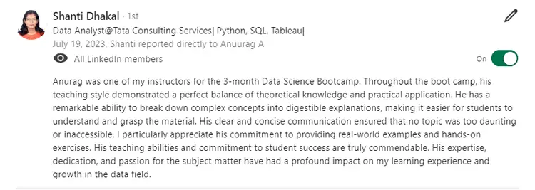 recommendations shanti dhakal 750